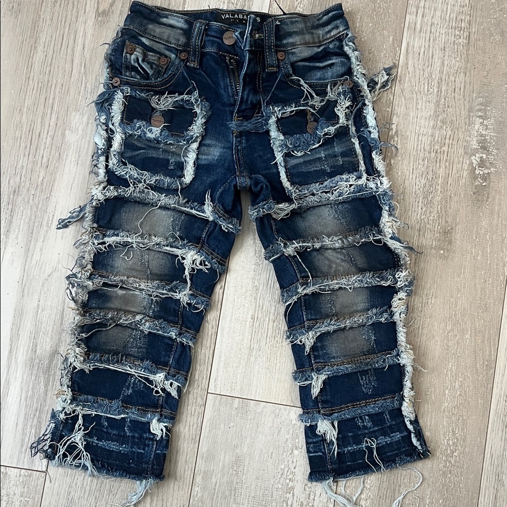 Valabasas Kids Distressed Blue Jeans
